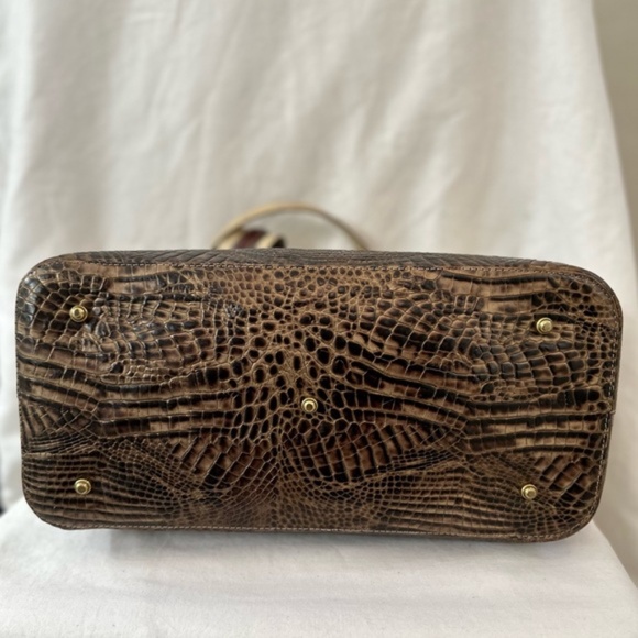 Brahmin Vintage Kylie Oyster Tri-Tone Melbourne Leather - Picture 11 of 15